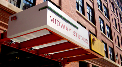 Midway Studios marquee